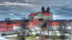 Blick auf das Quedlinburger Schloss